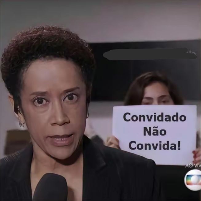 Levar alguém que não foi convidado